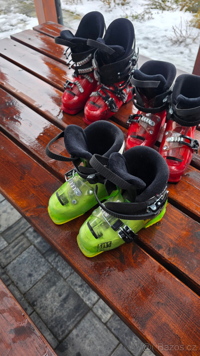 dětské/jiniorské lyžáky WAYMAKER JR 2, green/black 18/18,5