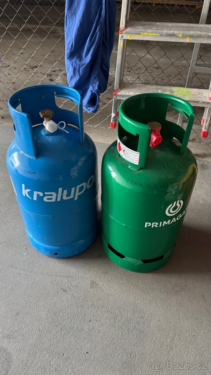 Propan láhev plná 10 kg