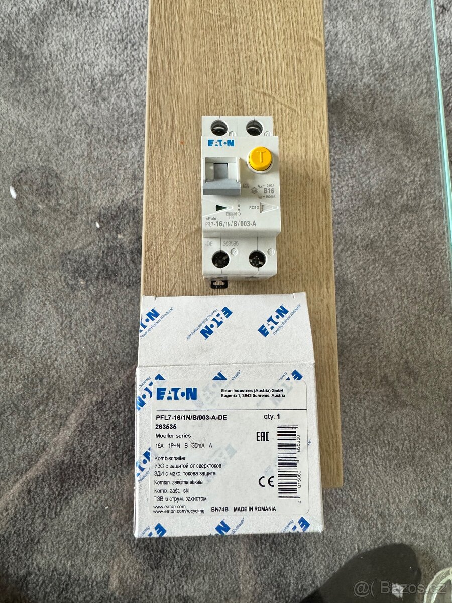 Jistič/chránič Eaton PFL7-16/1N
