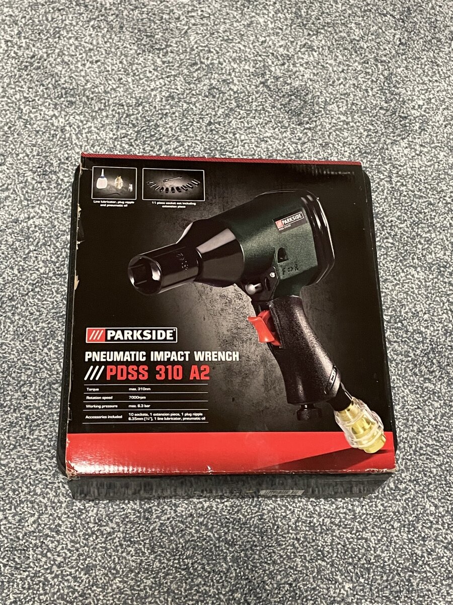 Pneumatický rázový utahovák