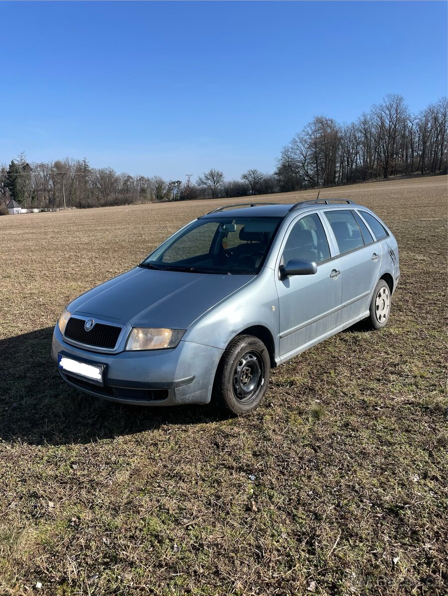 Škoda Fabia 1.9SDi, r.2003, klima,