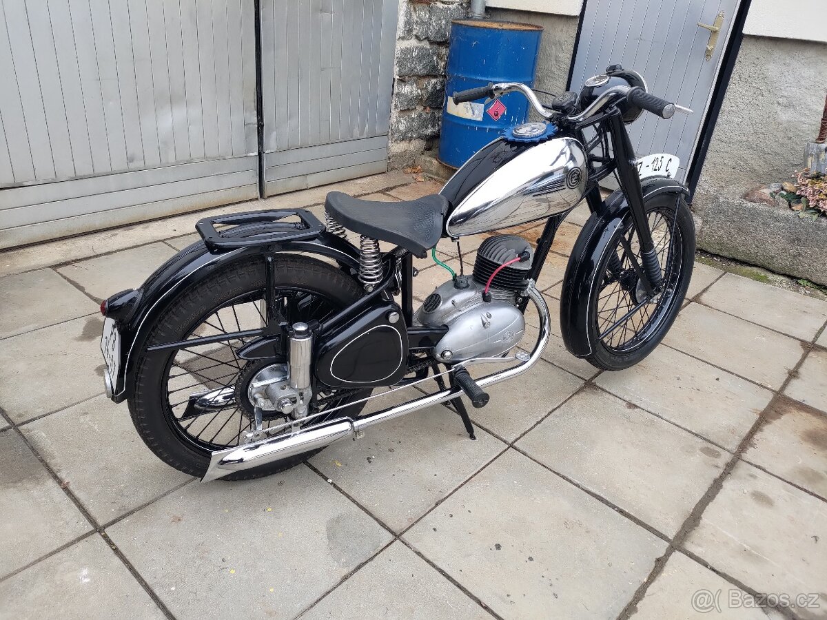 Čz 125 C r.v.1950