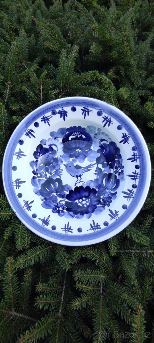 Retro talíře malované