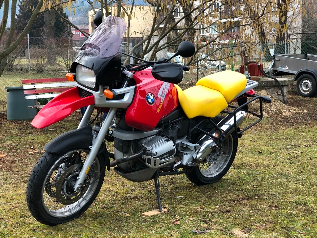 BMW R1100 GS, 1994, hezký stav, doplňky