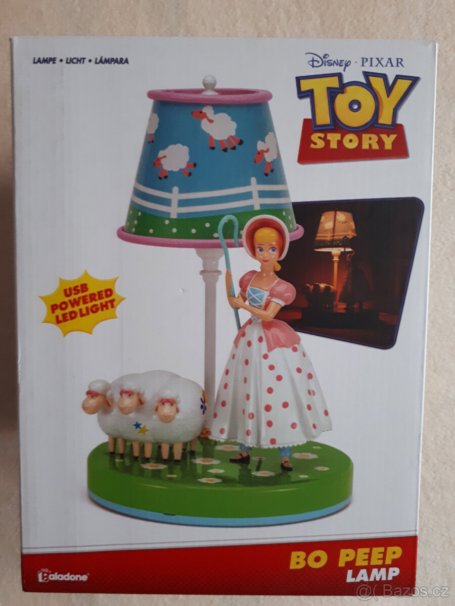 Stolní lampa, lampička - Toy Story - Příběh hraček Pastýřka
