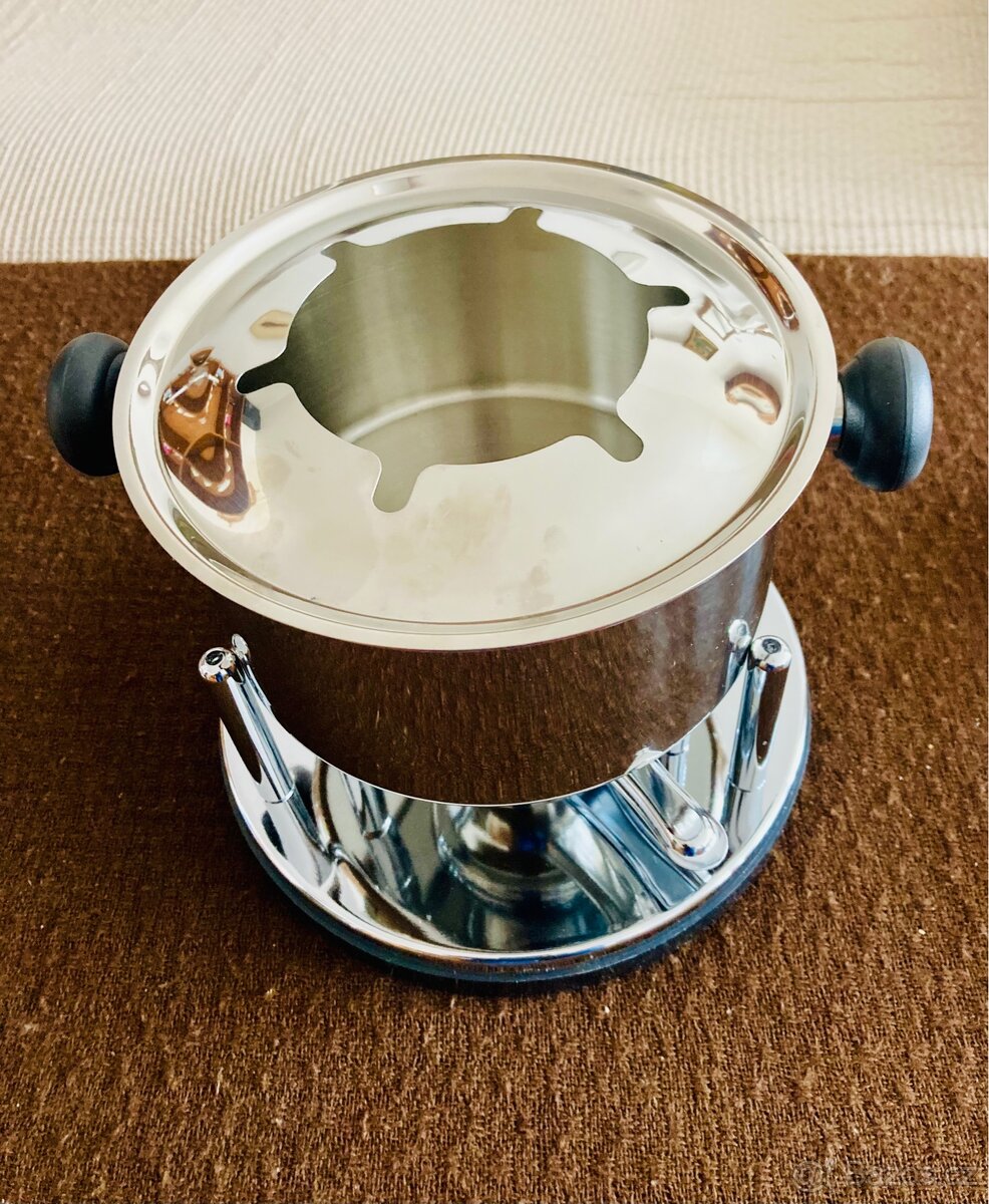 Nerezová souprava na fondue