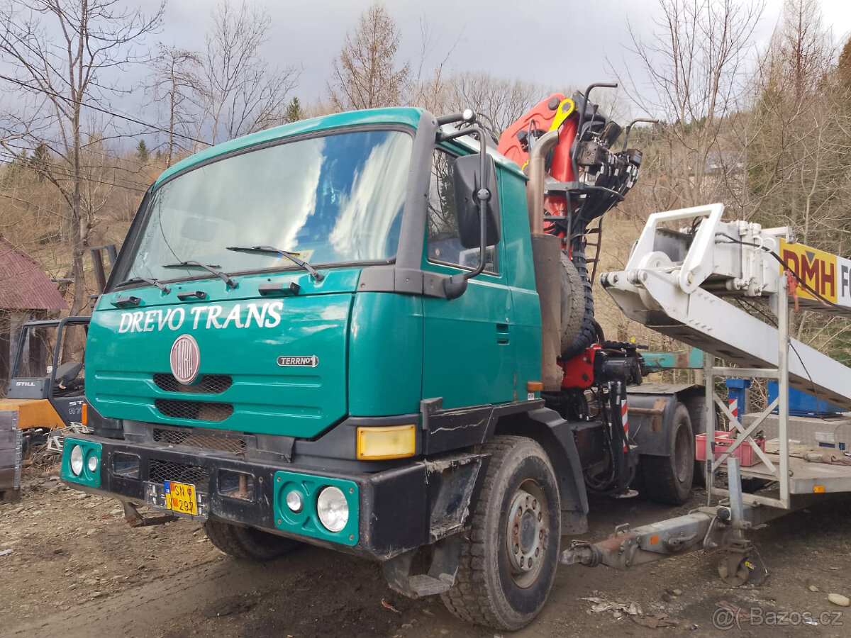 Tatra T815 Terno Podvozek lesovůz hydraulicka ruka Epsilon