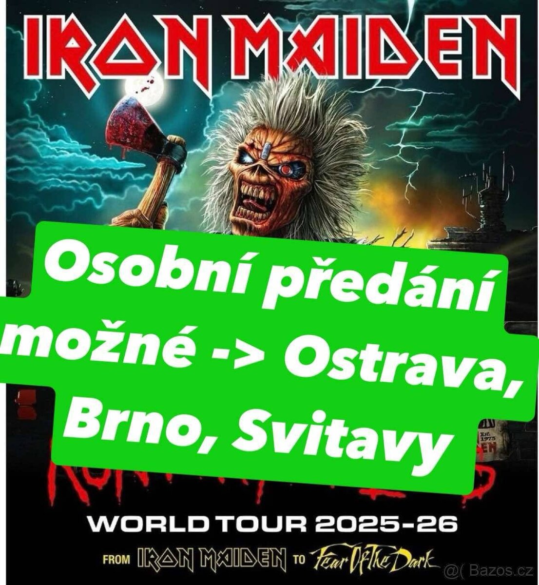 Iron Maiden Praha -> 2x stání (Prodám)