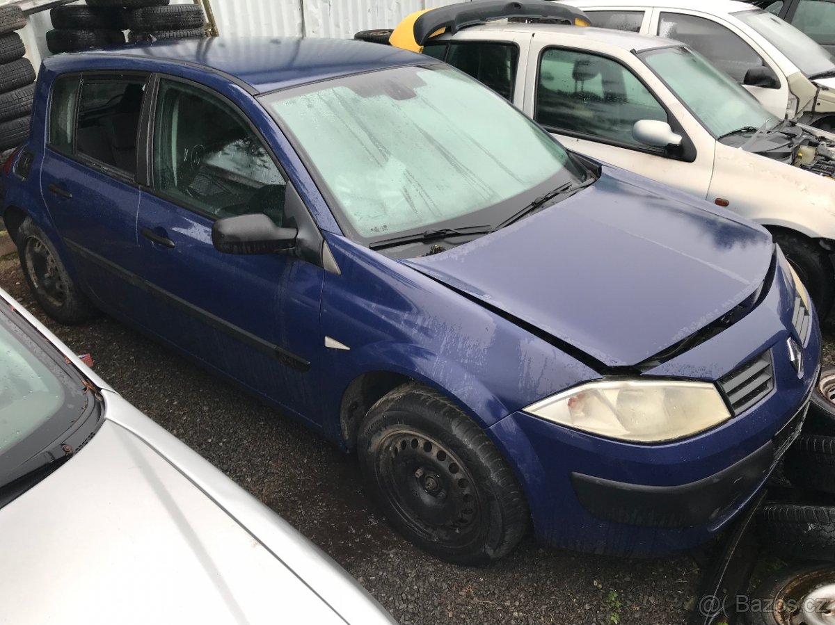 Renault Megane 2 1,5DCI 60kW 2004 kratky - díly