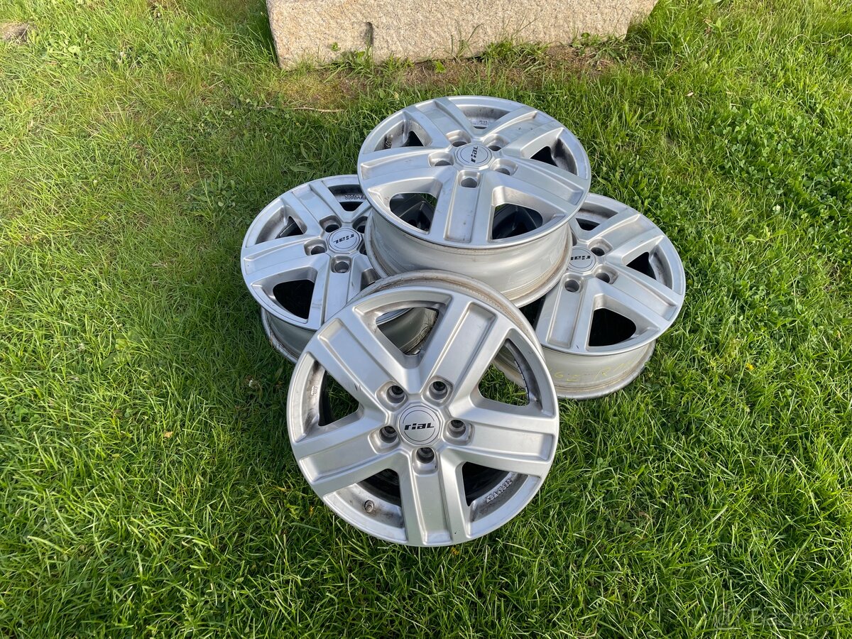 Prodám - Sadu Alu disků RIAL R16, 5x118, ET50 včetně TPMS