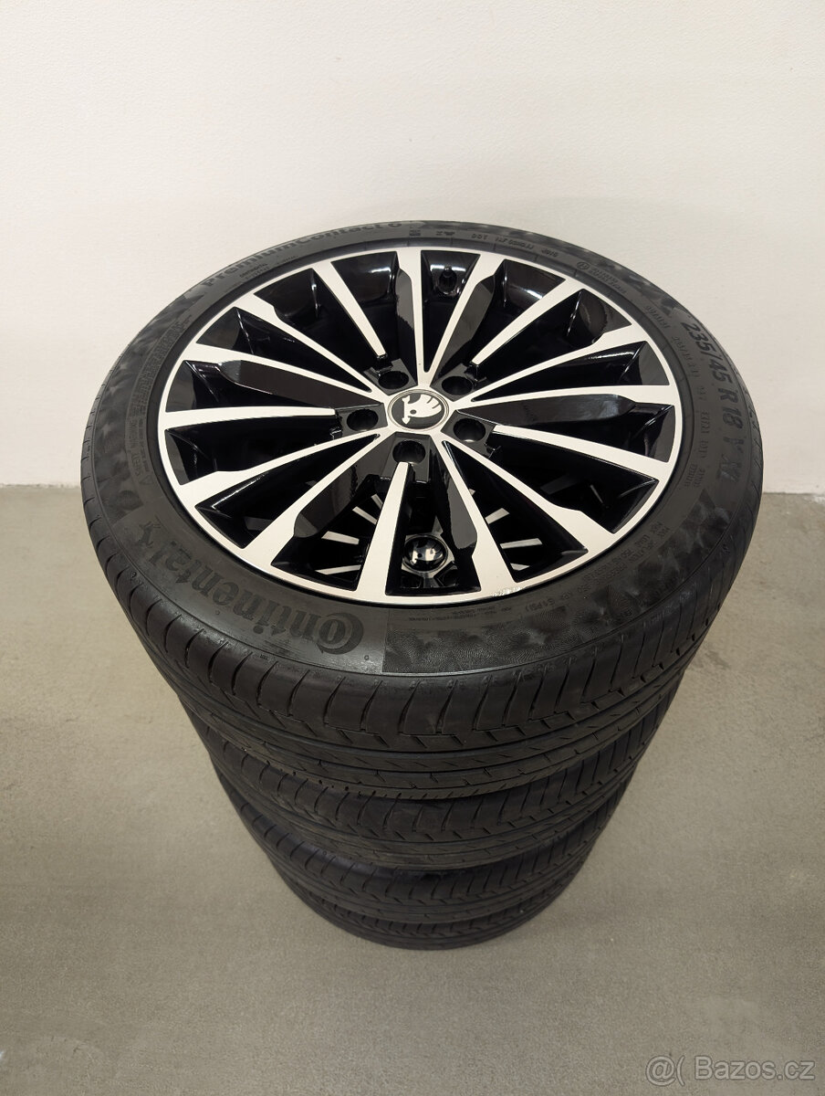 Alu kola letní 235/45 R18 Superb III
