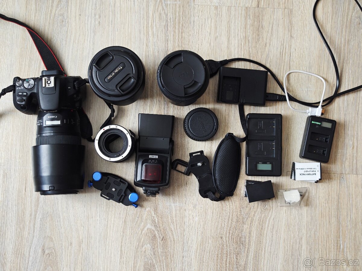 Canon 200D s objektivy