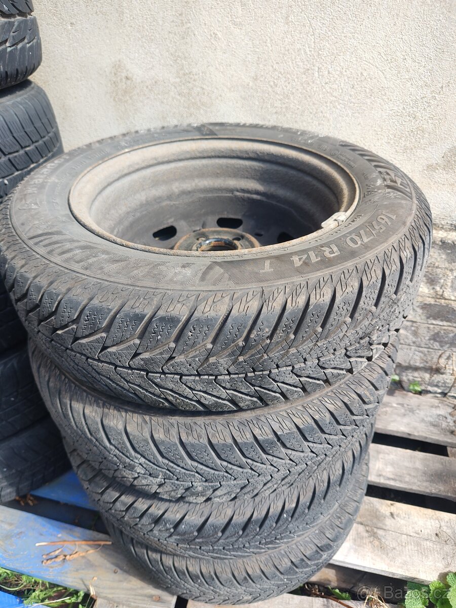 Zimní Sada kol165/70 r14