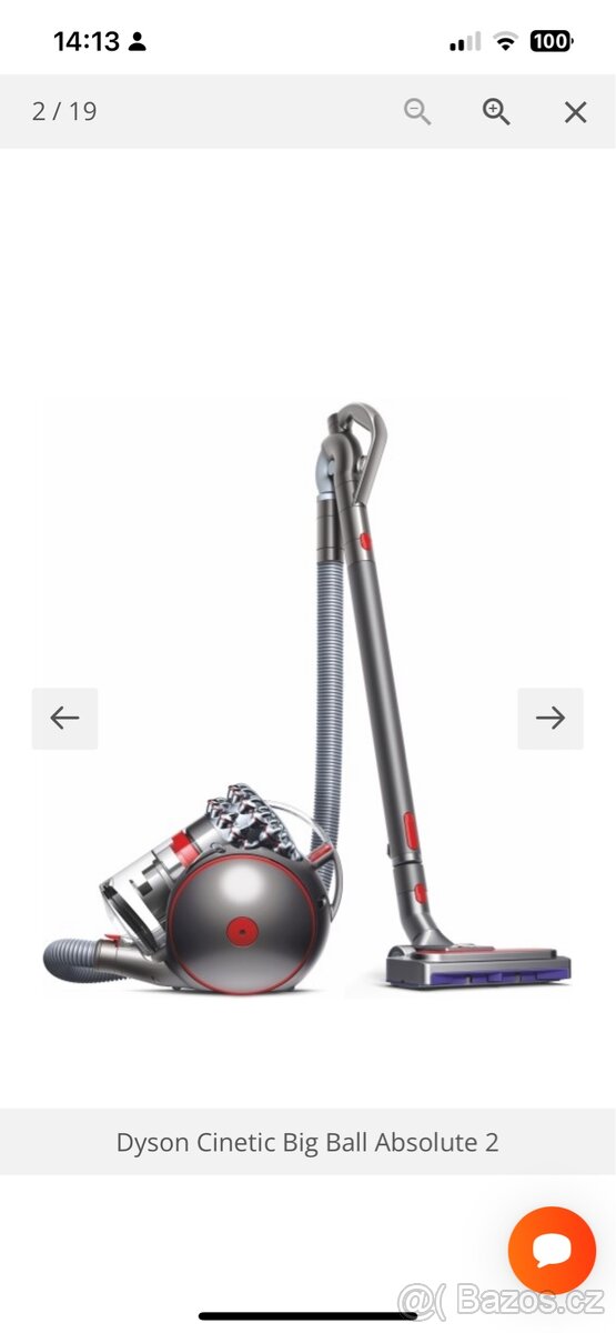 Podlahový vysavač Dyson Cinetic Big Ball Absolute 2