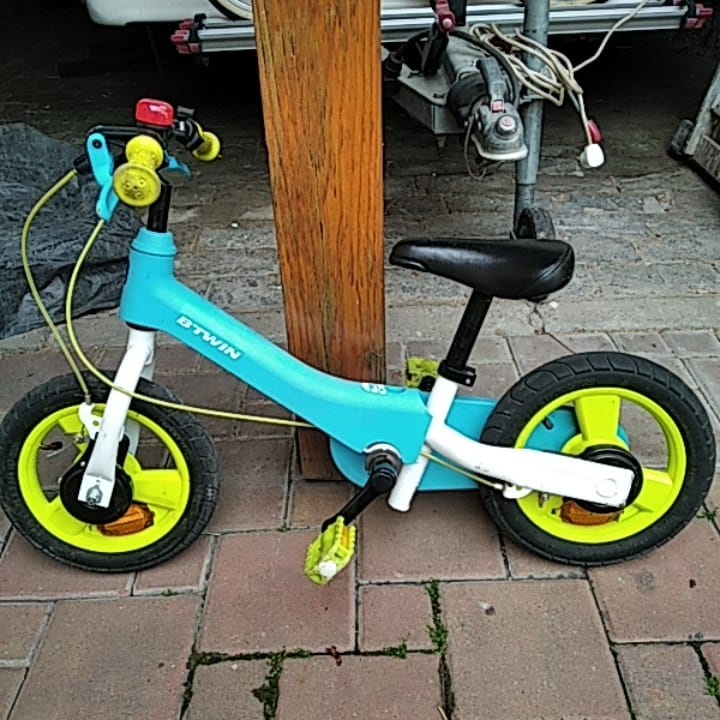 Dětské kolo / odrážedlo Decathlon 12" Woony 5 blue