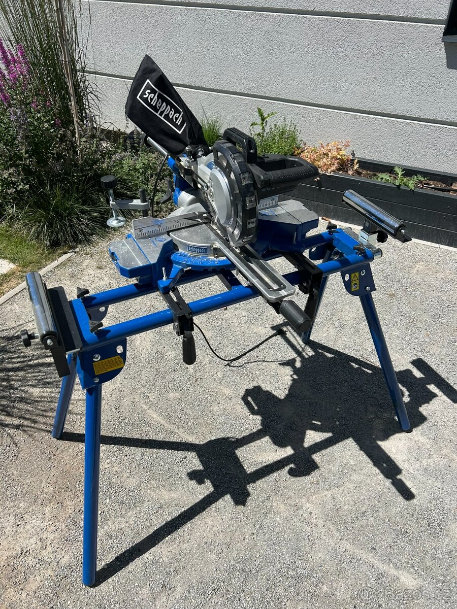 Pokosová pila Scheppach HM 216 + stojan UMF 1600