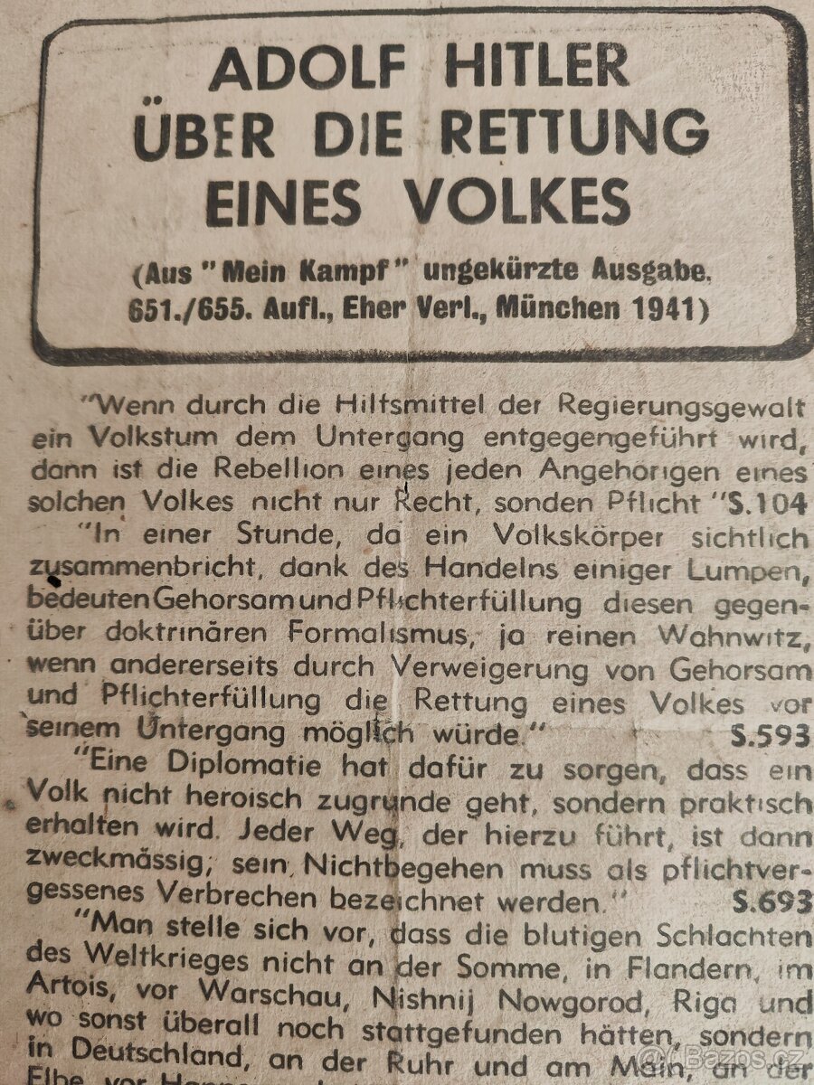 A. Hitler o záchraně národa, 3. Říše, Wehrmacht