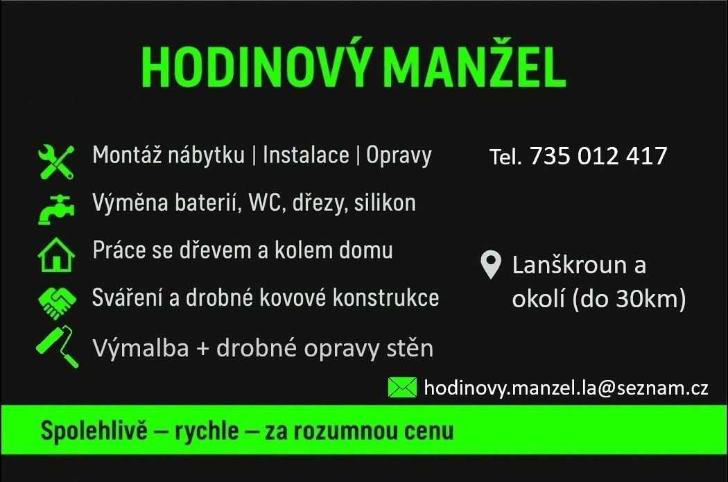 Hodinový Manžel Lanškroun