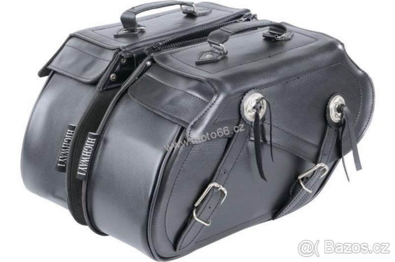 Brašny kožené chopper Highway 2x11 litrů