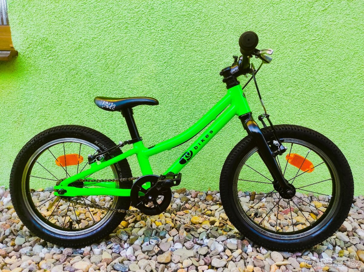 Značkové dětské kolo KUBIKES 16"(S) (limetka)