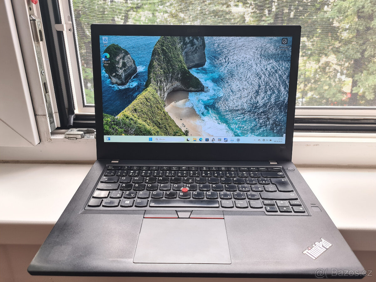 Lenovo T480 i5-8365U/16GB/512GB/W11Pro/65W + 2x nové baterie