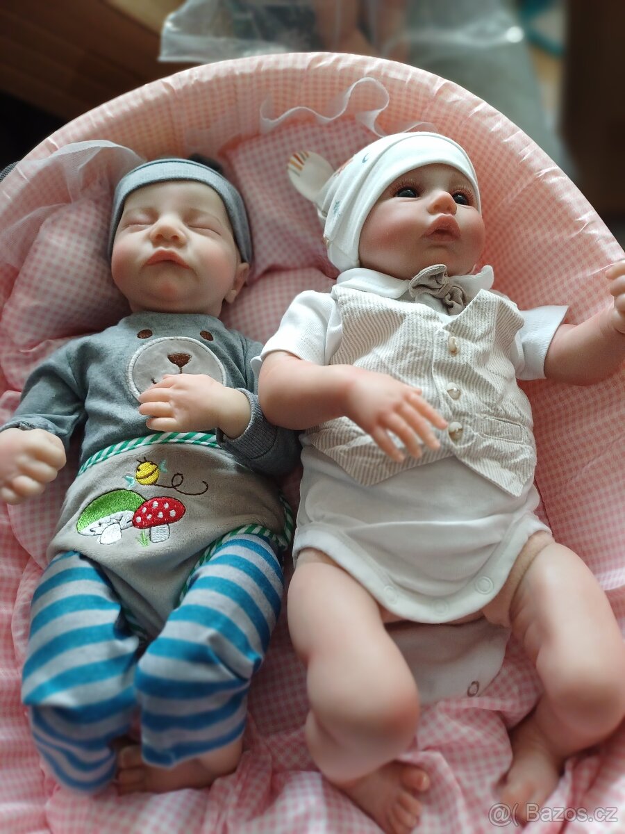 Nové realisticke panenky výška 46cm celá vinyl