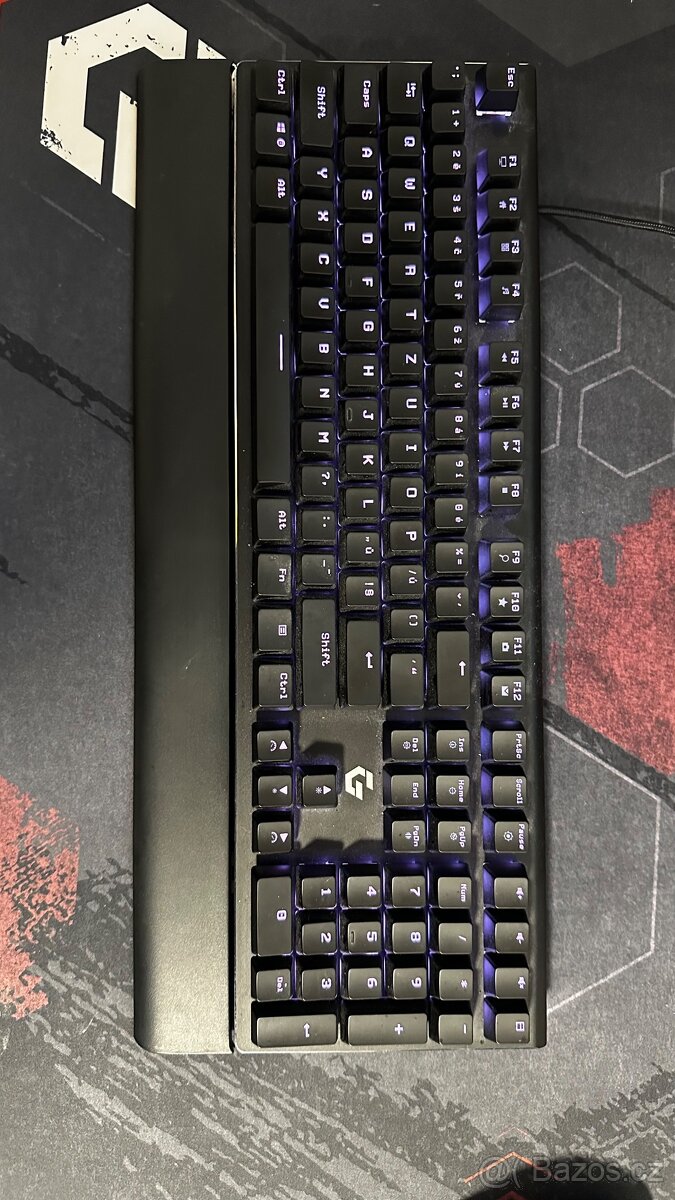 Herní klávesnice CZC.Gaming Nightblade, Outemu Red, RGB LED