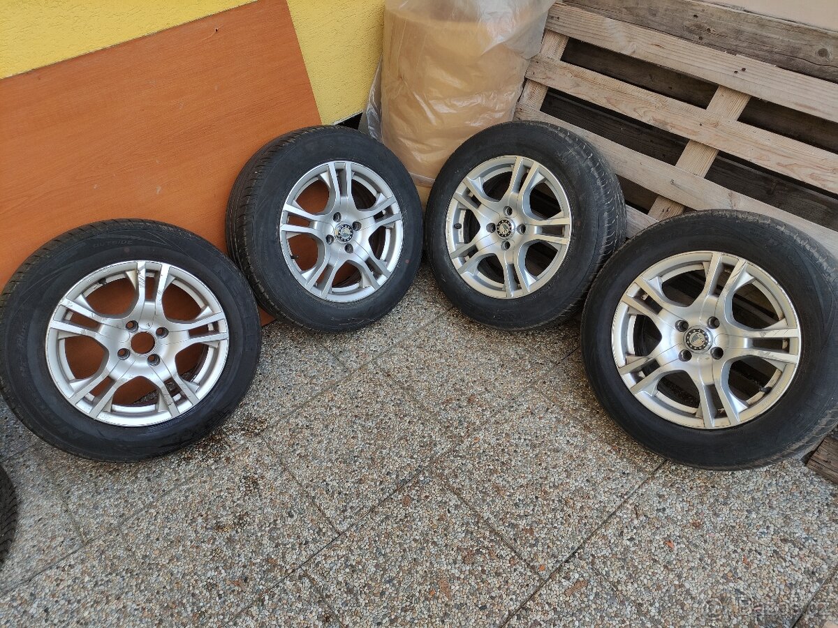 4 x ALU disky Platin + letní pneu