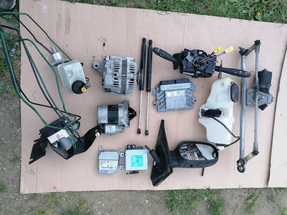 Renault Clio II Storia 1,2 43kw 5-ti dv. 2007 DÍLY z vozu