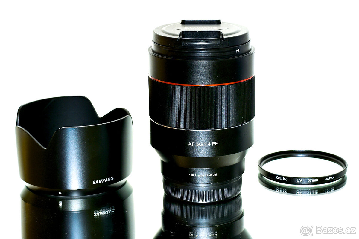 Samyang AF 50mm F/1.4 FE Sony E + UV Kenko TOP STAV