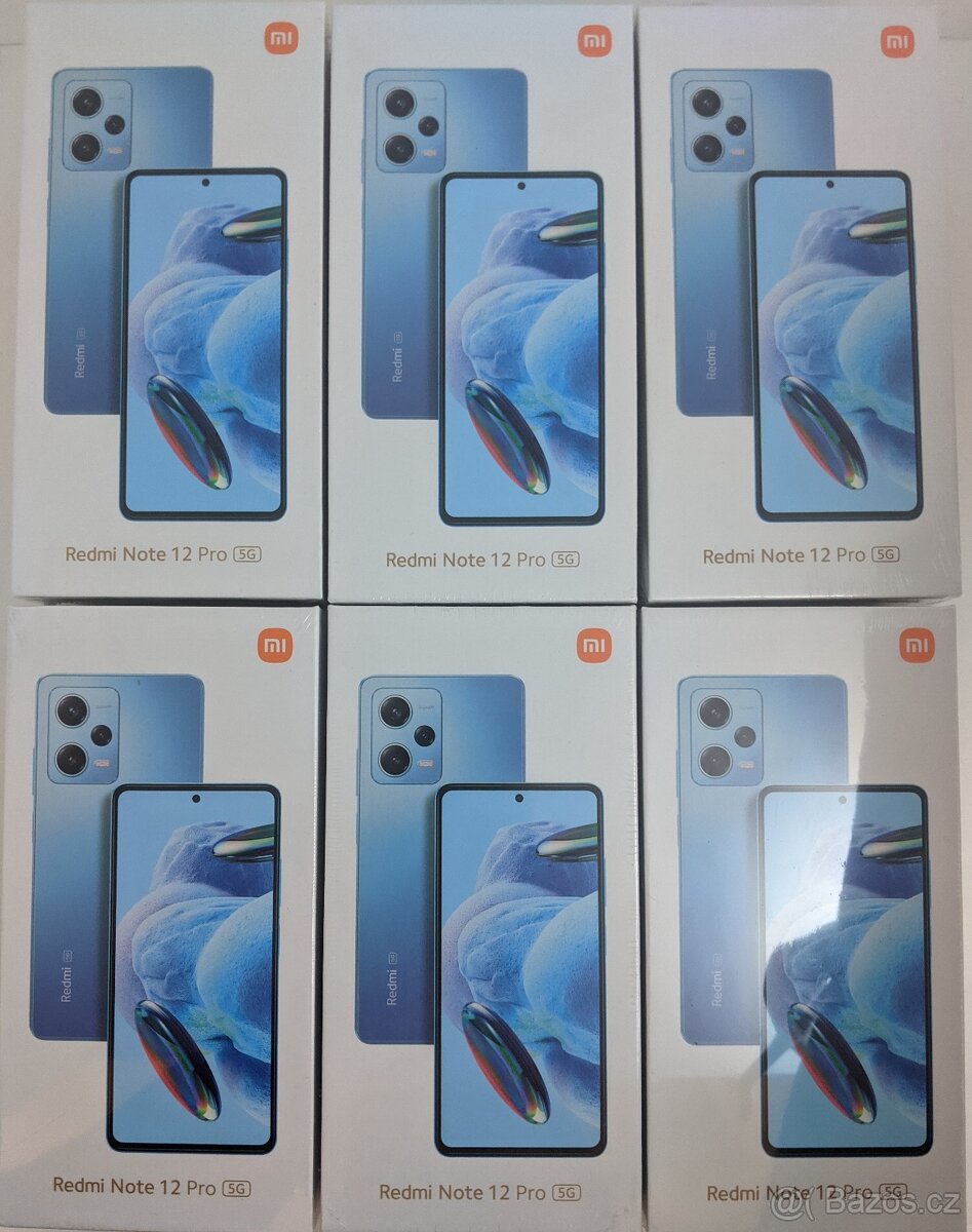 NEW Xiaomi Redmi Note 12 Pro 5G 6GB/128. Záruka 1 rok