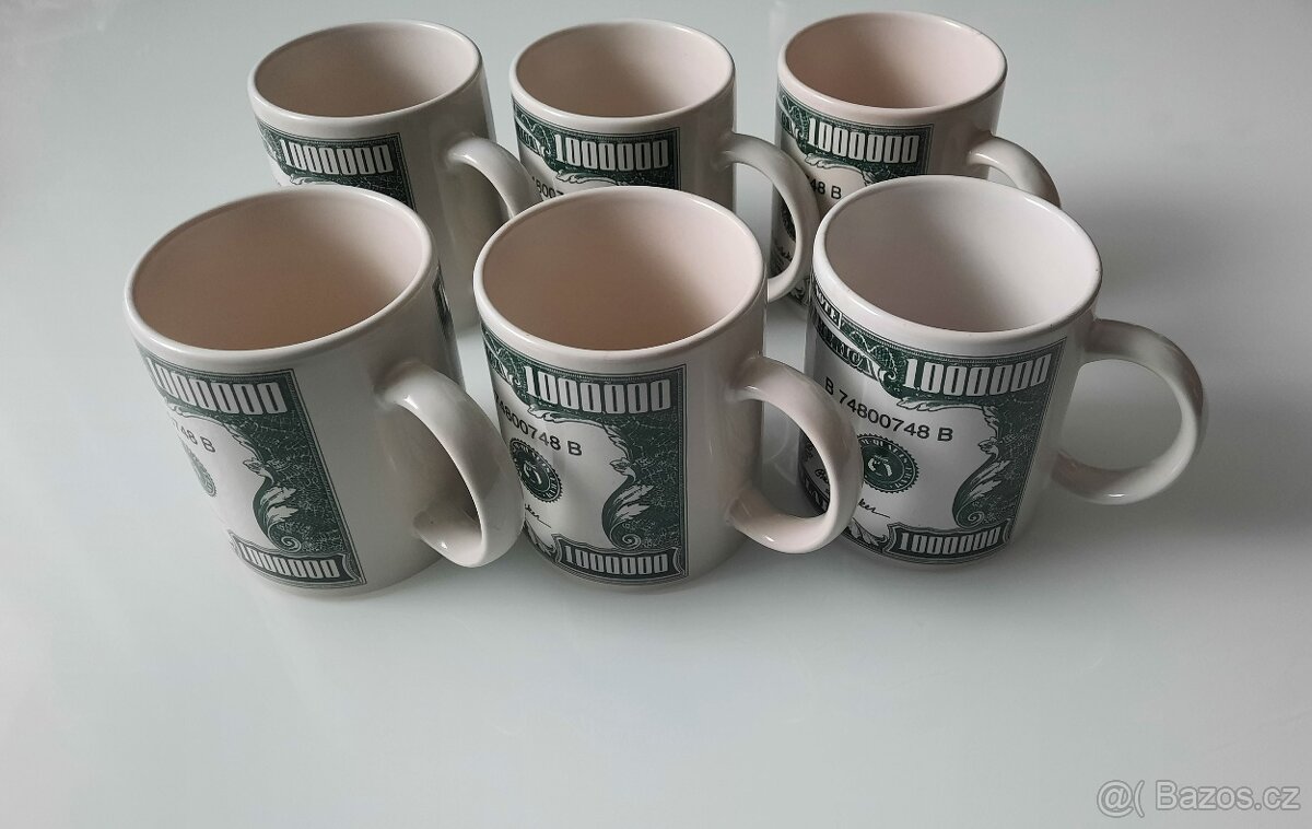 Souprava 6 hrníčků z italské kolekce Paolo Roncci