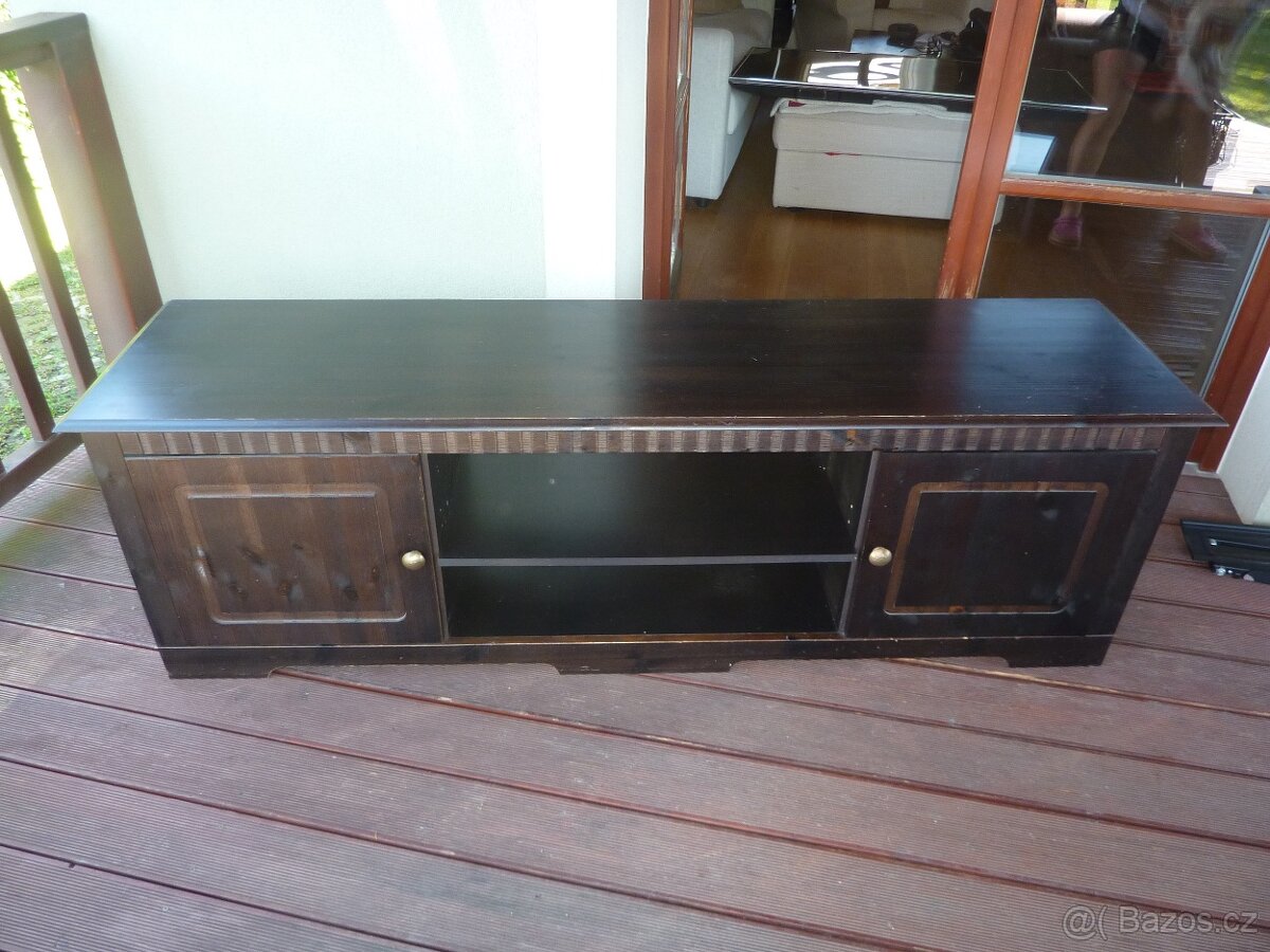 TV komoda/TV stolek - masiv, 175x45 cm