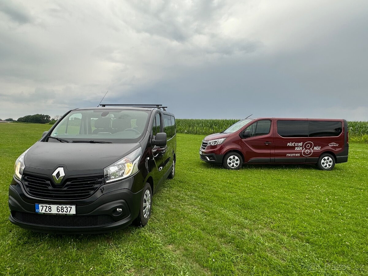 Pronajem 8 mistny 9 mistny Renault Trafic