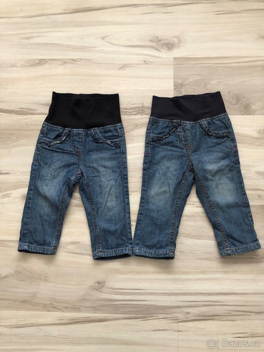 Zateplené džíny impidimpi pro dvojčátka