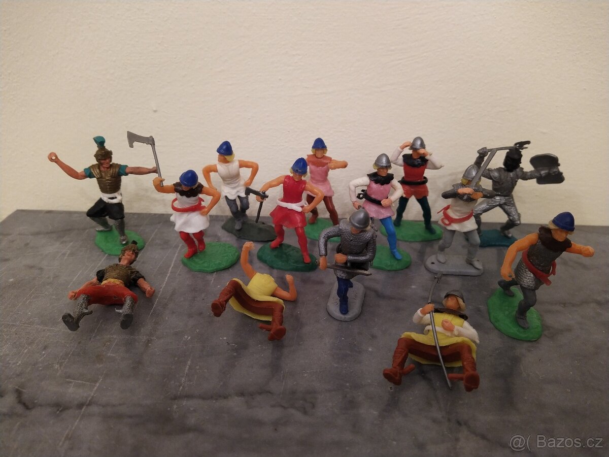 Retro figurky rytíři