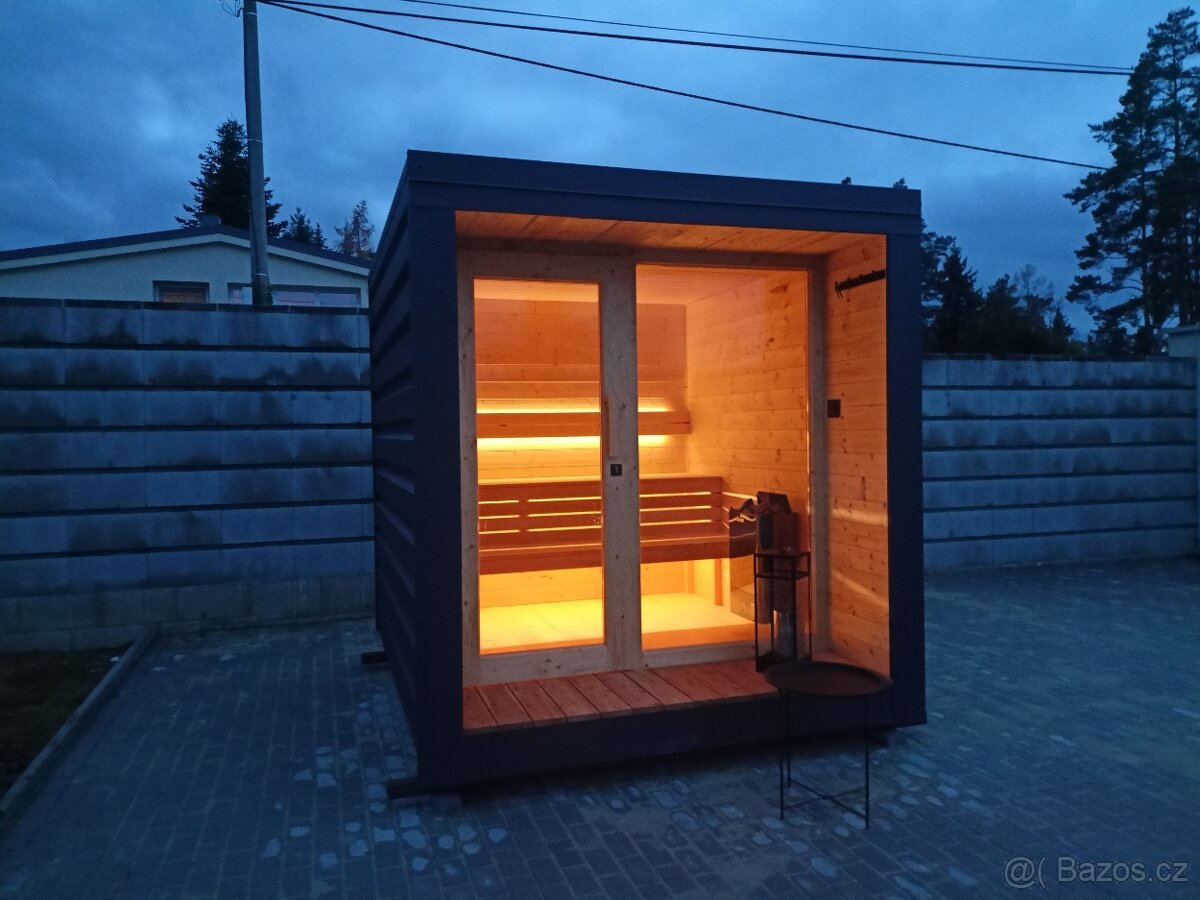 Venkovní sauna pro 4-6 osob