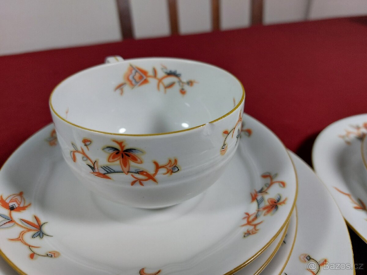 Starý porcelán servis Art Deco