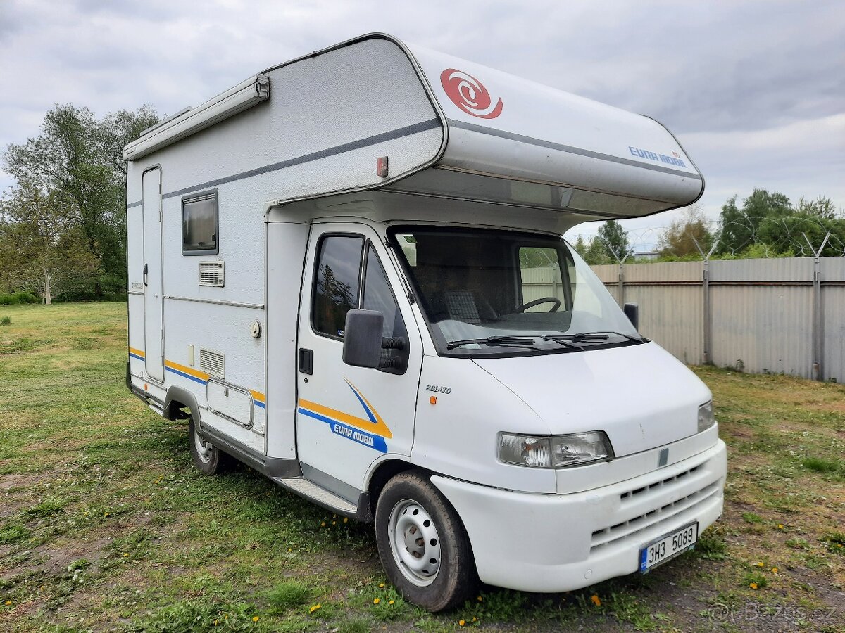 Obytný Fiat Ducato 2.8 idtd 90kw,Euramobil,zimní paket