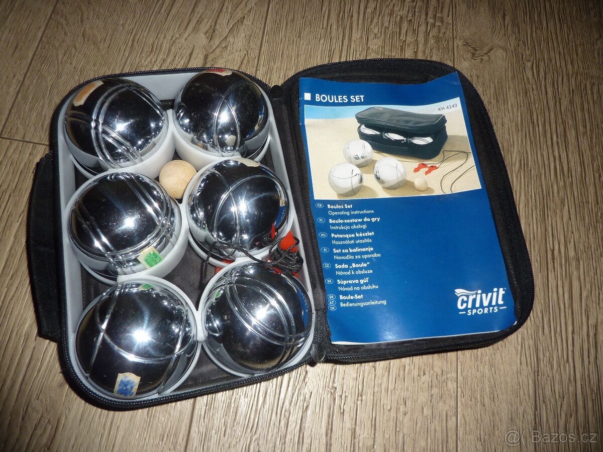 Petanque pro 2 hráče - 6 koulí