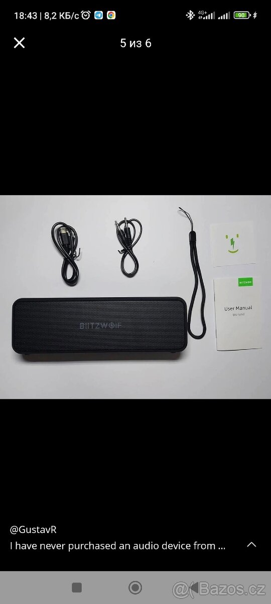 Nový Bluetooth reproduktor BlitzWolf® BW-WA4