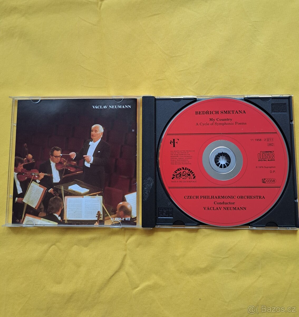 "má vlast" CD , řídí Václav Neumann, nahráno r.1975