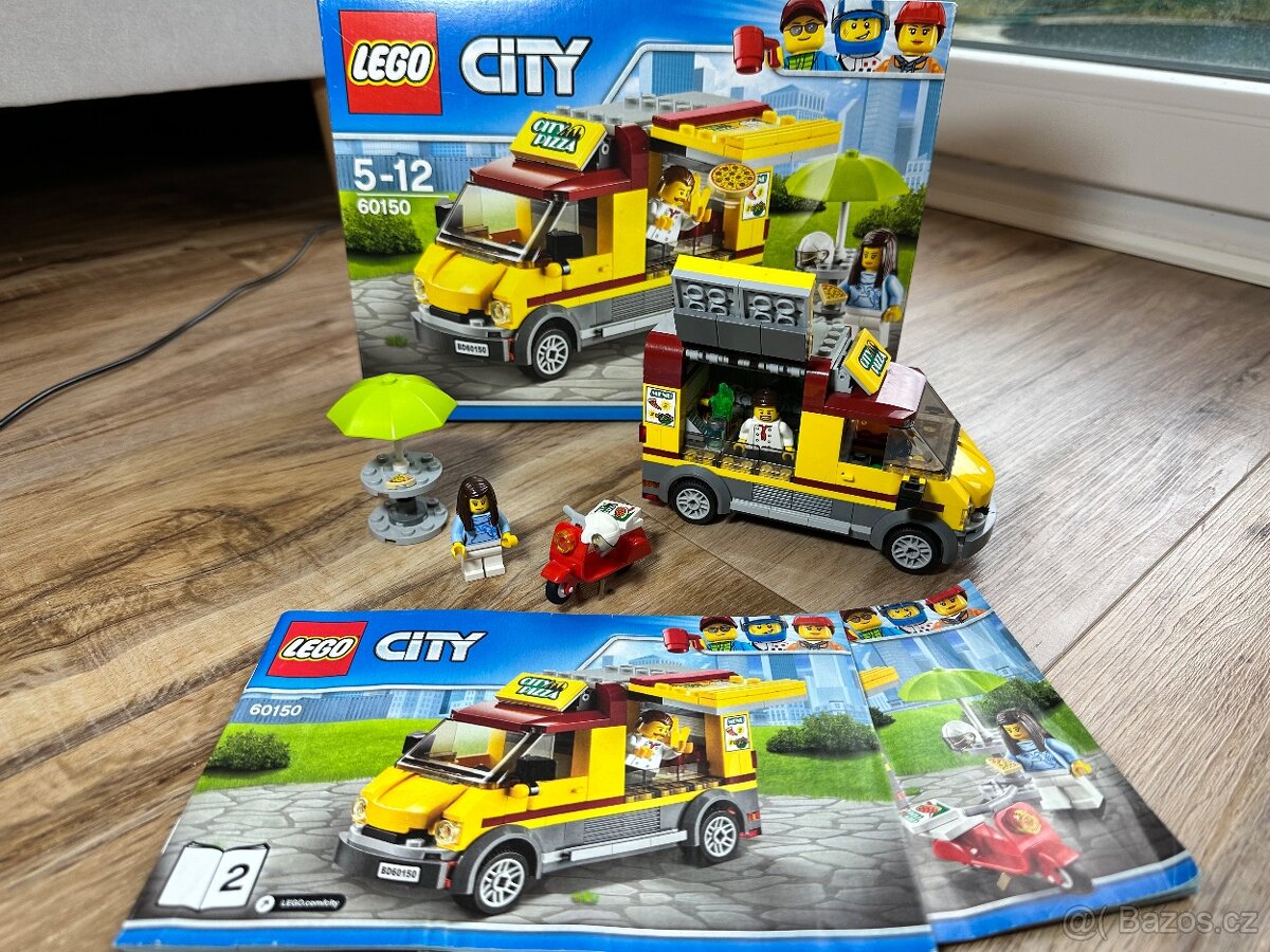 LEGO City 60150 Dodávka s pizzou