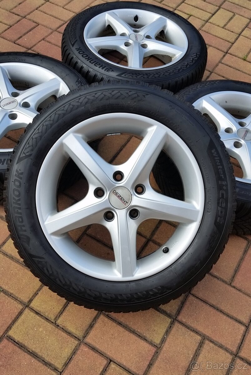 Zimní sada ALU DEZENT 5x114,3 R16 pneu 205/55/16 4x7mm
