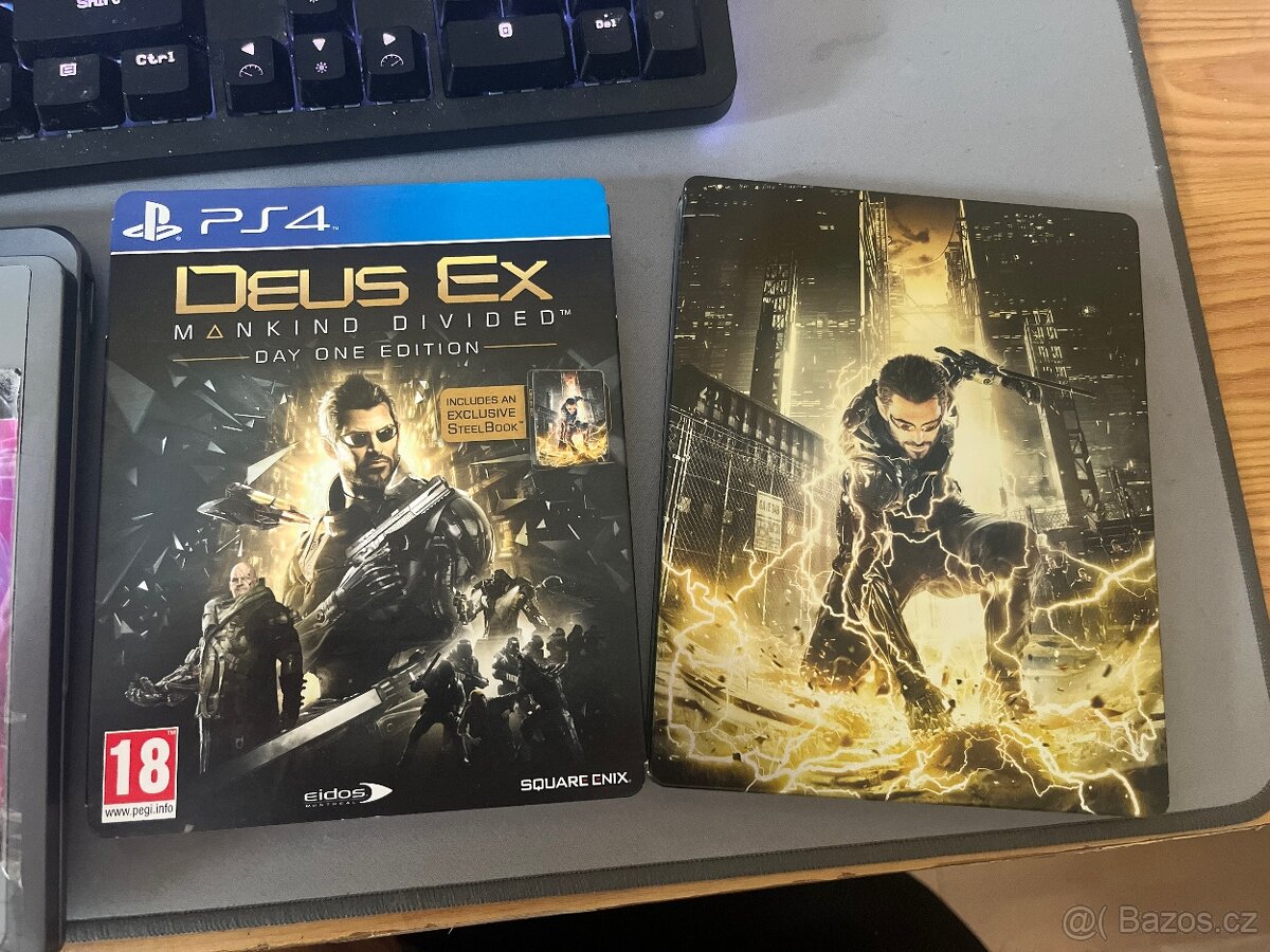 Deus Ex: Mankind Divided PS4 Steelbook