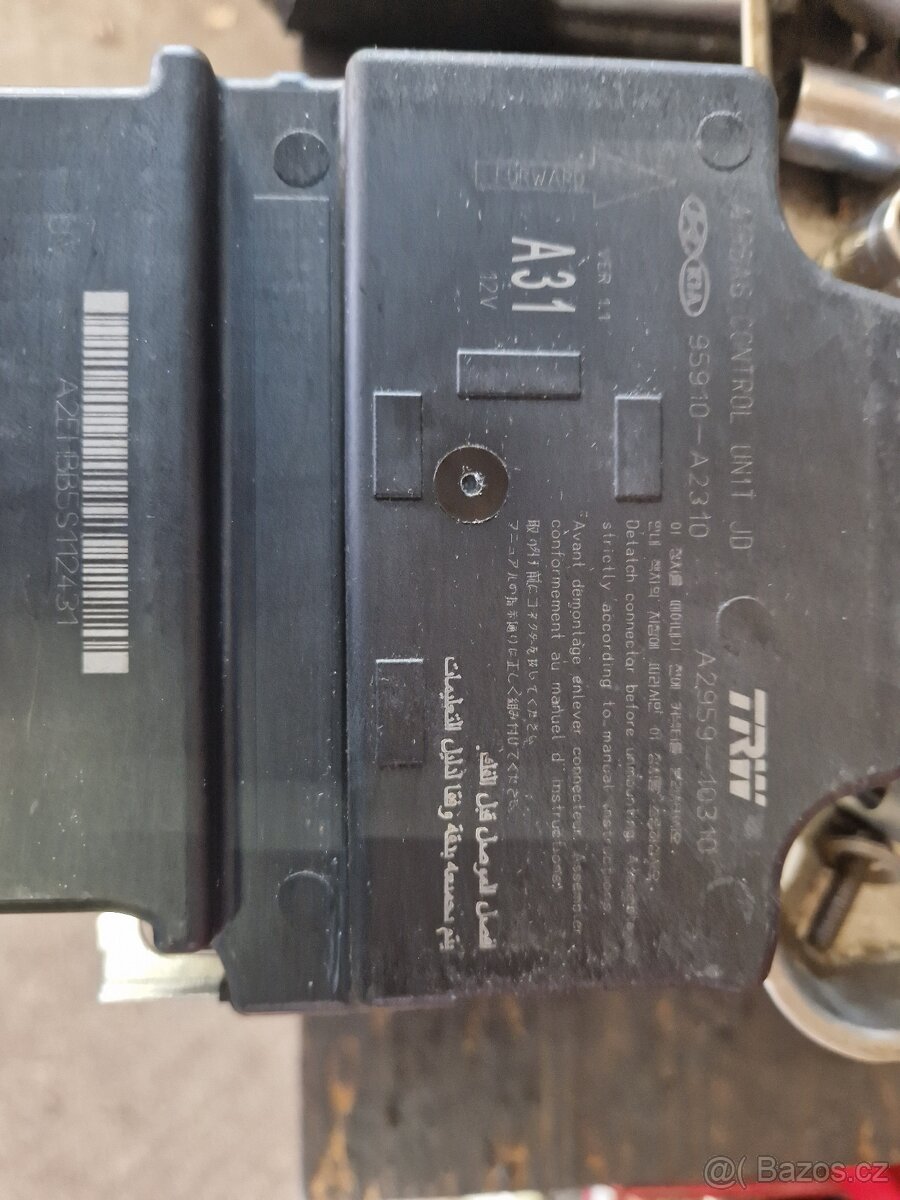 Řídici jednotky airbagu Hyundai, Kia