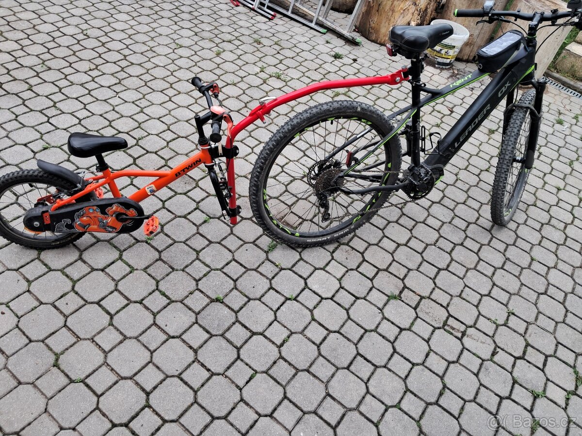 Dětské kolo+tažná tyč