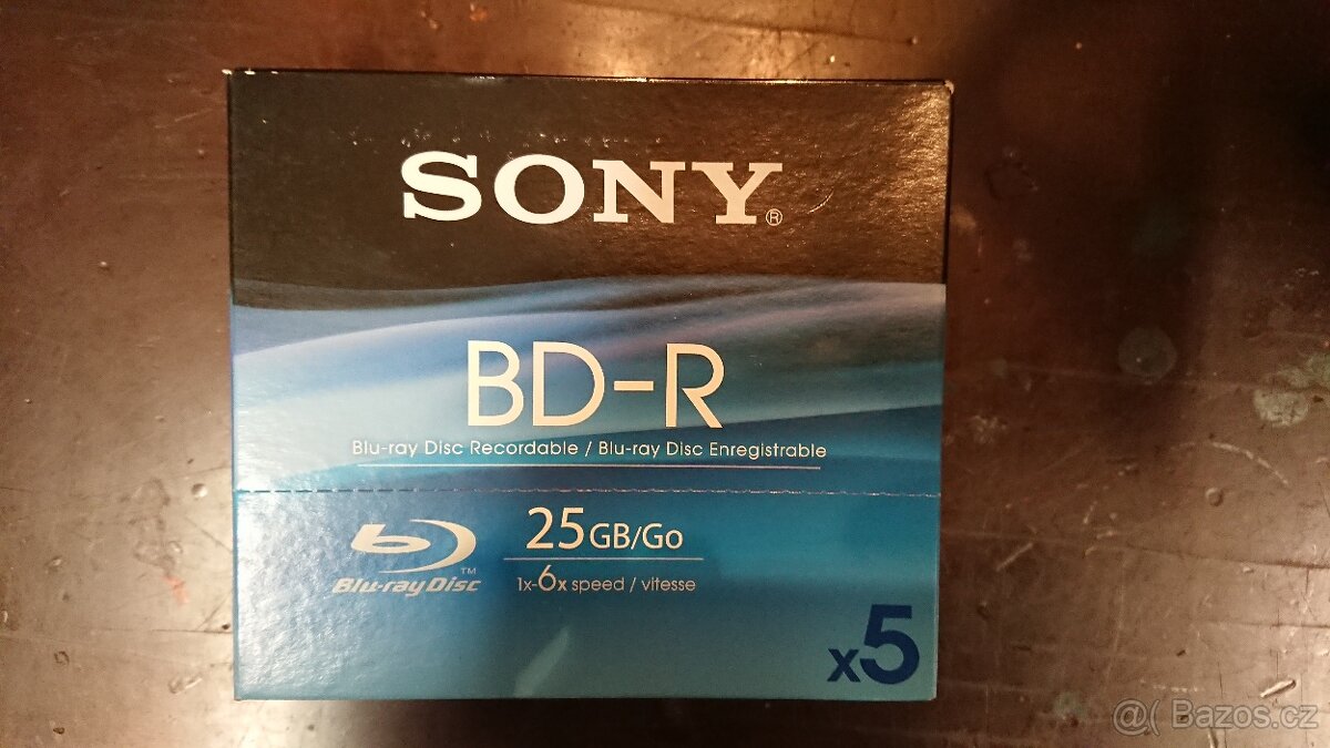 BLUE RAY 25GB - SONY 3 ks