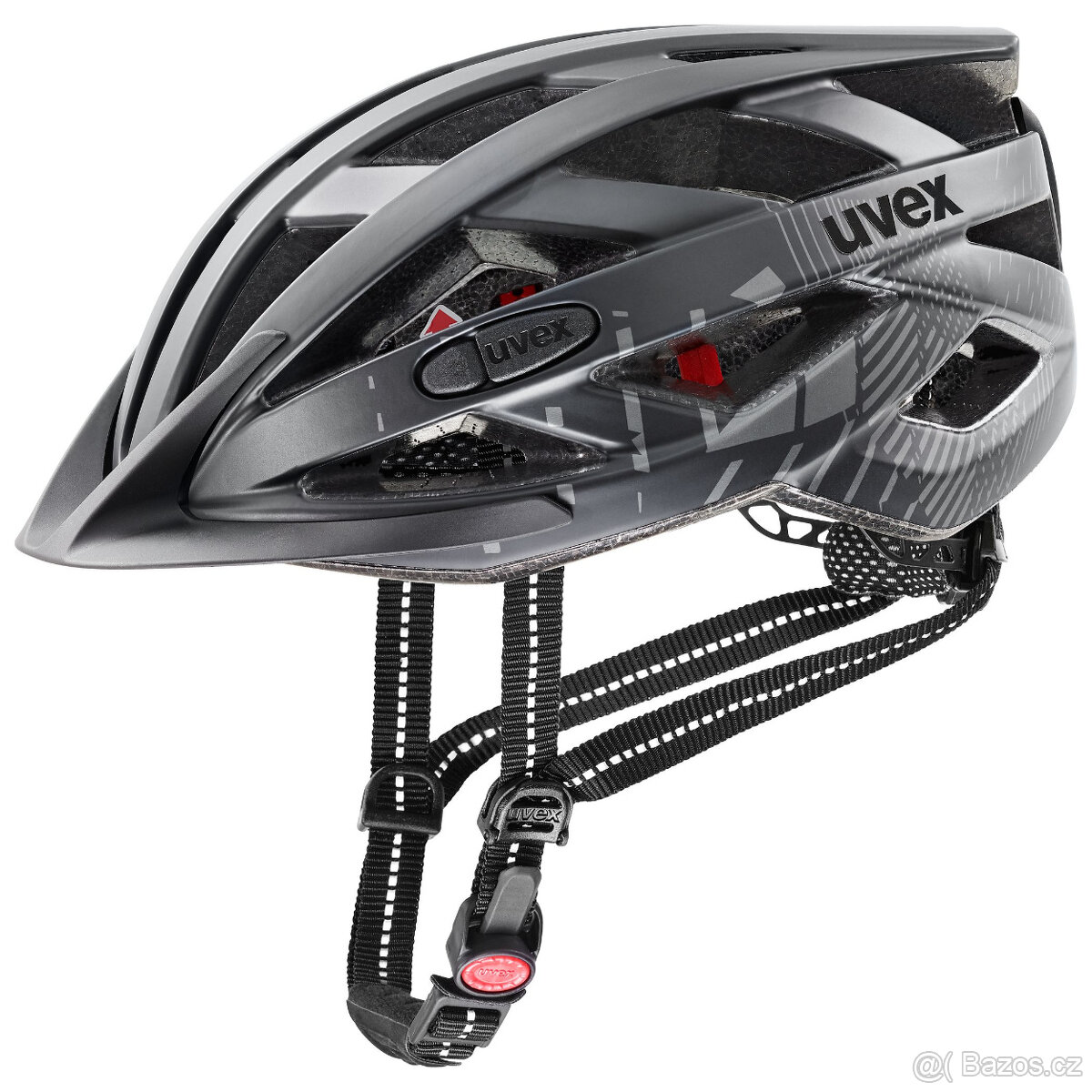 NOVÁ značková přilba UVEX city i-vo all black matt 56-60 cm