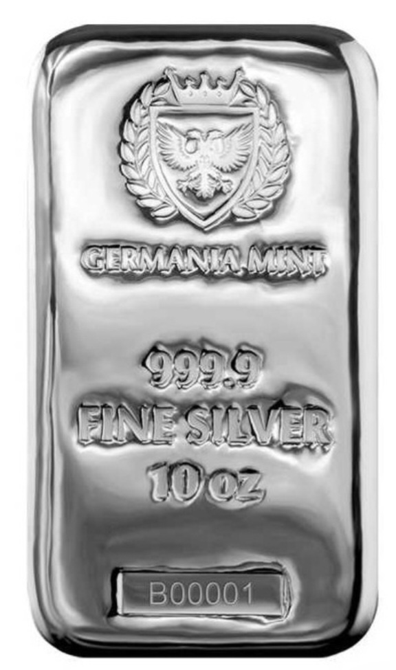 Stříbrné investiční slitky 10oz